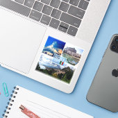 IT Sicilië - Etna Volcano - Cefalu' - Taormina - Sticker (Laptop met iPhone)