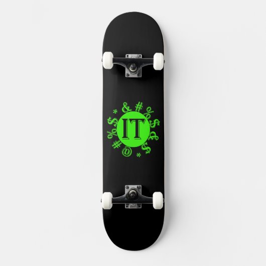 IT-skateboardontwerp Persoonlijk Skateboard (Voorkant)