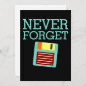 IT-software voor computers nooit vergeten Bedankkaart (Voorkant / Achterkant)