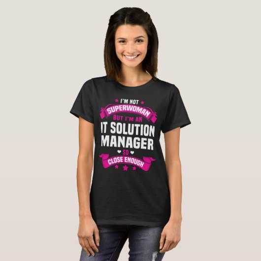 IT Solution Manager T-shirt (Voorkant volledig)