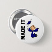 IT-stick Afstuderen Ronde Button 5,7 Cm (Voorkant /achterkant)