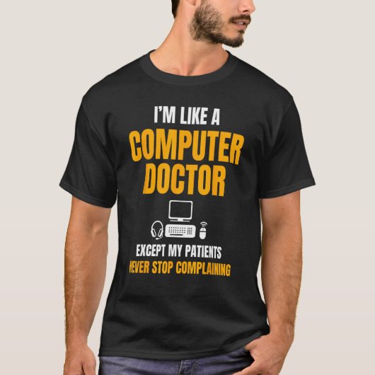IT Support Quote Computer Engineer IT Consulting 1 T-shirt (Voorkant)