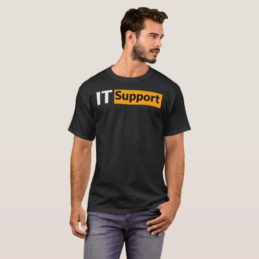 IT Support Shirt, Pornhub Funny Shirt (Voorkant volledig)