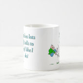 It takes a lot of balls to golf like I do Koffiemok (Center)