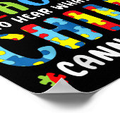 It Takes A Special Teacher To Hear What A Child Ca Poster (Hoek)