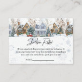 It takes a Village Baby Shower enclosure cards Informatiekaartje (Voorkant)