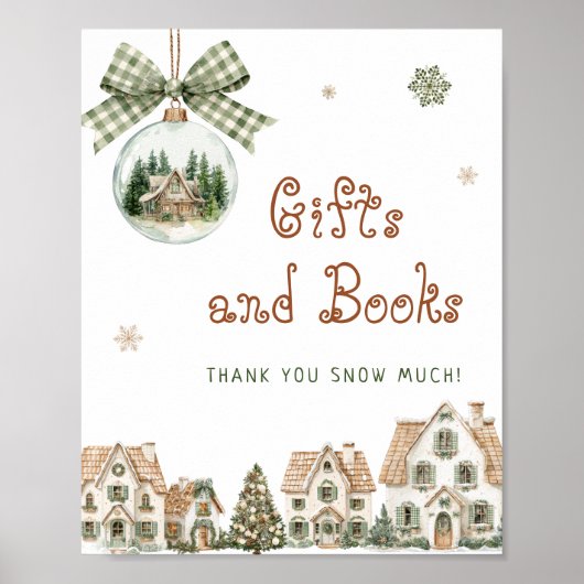 It Takes a Village Baby Shower Gift and Books Poster (Voorkant)