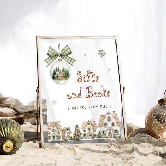 It Takes a Village Baby Shower Gift and Books Poster