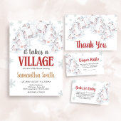 It Takes a Village Baby Shower Kaart