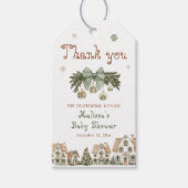 It Takes a Village Baby Shower Thank You Cadeaulabel (Voorkant)