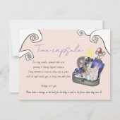 It Takes a Village Baby Shower Time Capsule Card Kaart (Voorkant)