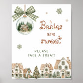 It Takes a Village Christmas Babies are Sweet Poster (Voorkant)