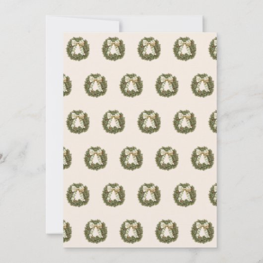 It Takes a Village Christmas Baby Shower Kaart (Achterkant)