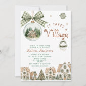 It Takes a Village Gender Neutral Baby Shower Kaart (Voorkant)