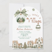 It Takes a Village Gender Neutral Baby Shower Kaart (Voorkant)