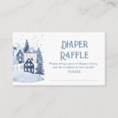 It takes a Village Navy Houses Diaper raffle Informatiekaartje (Voorkant)
