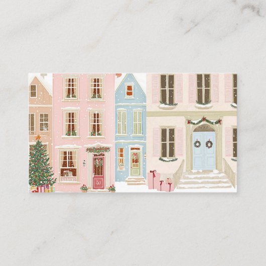 It takes a Village Pink Houses Books for baby  Informatiekaartje (Achterkant)