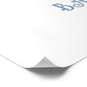 It takes a village Snow Baby Shower Welcome Poster (Hoek)