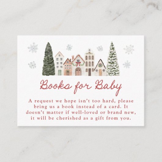 It Takes a Village Snowflake Books Request Informatiekaartje (Voorkant)