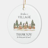 It Takes a Village Teacher Appreciation Christmas Keramisch Ornament (Links)