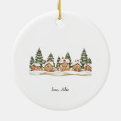 It Takes a Village Teacher Appreciation Christmas Keramisch Ornament (Achterkant)