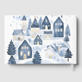 It Takes a Village Winter Baby Boy Shower Gastenboek (Achterkant)