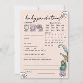 It Takes a Village Winter Baby Predictions Game Kaart (Voorkant)