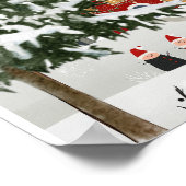 It Takes a Village Winter Baby Shower Welcome Sign Poster (Hoek)