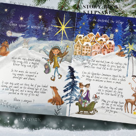 It Takes a Village Winter Fairy Storybook Keepsake Kaart