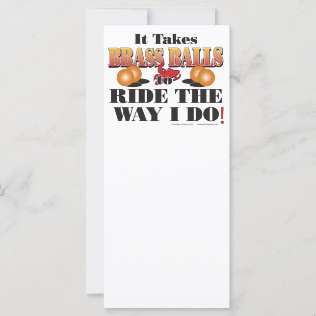 IT-TAKES-BRASS-BALLS (Voorkant)