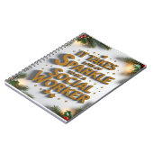 It Takes Lots of Sparkle to Be a Social Worker  Notitieboek (Linkerzijde)
