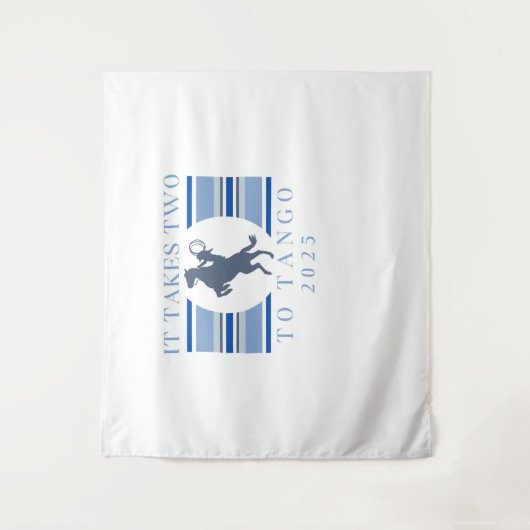 It Takes Two To Tango - Western vrijgezellenfeest Wandkleed (Voorkant)