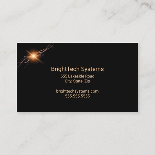 IT Technical Consultant Professional Visitekaartje (Achterkant)