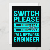 IT-technologie-programmeerprogramma voor netwerkte Bedankkaart (Voorkant / Achterkant)