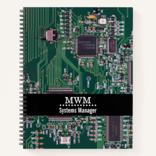 IT-technologie voor computermoederbord Notitieboek