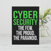 IT-technologiesoftware voor Cyber Security Compute Kaart (Staand voorkant)