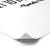 It to My Face Kamala Harris 2024 Quote 4 Poster (Hoek)