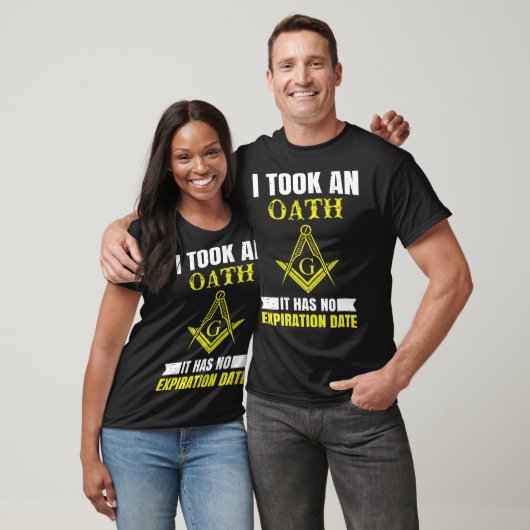 It Took An Oath Masonic Master Square And Compass T-shirt (Unisex)