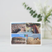 IT Verona - Arena Internally - Castelvecchio Bridg Briefkaart (Staand voorkant)