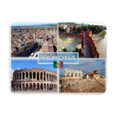 IT Verona - Arena Internally - Castelvecchio Bridg Magneet (Horizontaal)