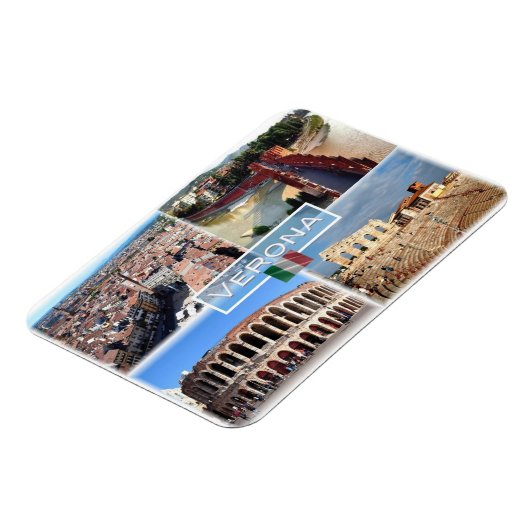 IT Verona - Arena Internally - Castelvecchio Bridg Magneet (Linkerzijde)