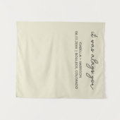 It Was Always You Custom Wedding Reception Decor Wandkleed (Voorkant (horizontaal))