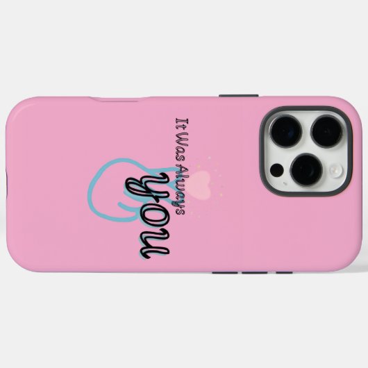 It Was Always You – Love Quote Case-Mate iPhone Case (Achterkant (horizontaal))