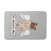 It Wasn't Me angel pug funny quote Badmat (Voorkant)