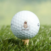 It Wasn't Me angel pug funny quote Golfballen (Insitu Shirt)