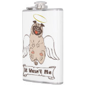 It Wasn't Me angel pug funny quote Heupfles (Links)