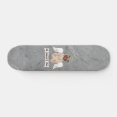 It Wasn't Me angel pug funny quote Persoonlijk Skateboard (Horizontaal)