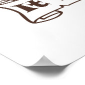 It Wasn't Me angel pug funny quote Poster (Hoek)