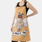 It Wasn't Me angel pug funny quote Schort (Insitu)