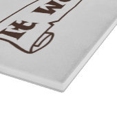 It Wasn't Me angel pug funny quote Snijplank (Hoek)